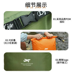 Foldable Waterproof Dry Bag, Oxford Cloth Portable Storage Pouch for Camping, Hiking & Swimming