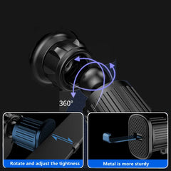 Gravity Car Phone Holder for 4.7-7 inch Mobile Phone Car Air Vent Phone Mount Universal Shockproof GPS Clip Smartphone Stand
