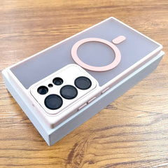 Luxury Matte Case For Samsung Galaxy S26 S25 S24 23 S22 Ultra Plus FE A17 A57 A56 A55 A37 A36 A35 A16 A15 Magsafe Charge Cover