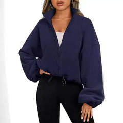 Women’s Polar Fleece Zip Hoodie Jacket