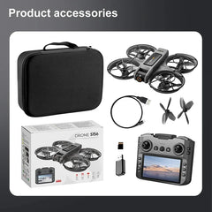 S156 Drone GPS 8K Professional HD 360° Dual Camera Screen Remote Control  Brushless Motors Obstacle Avoidance Quadcopter