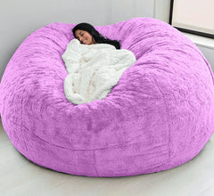 Soft Warm 180*90cm Fur Giant Removable Washable Bean Bag Bed Cover Comfortable Living Room Furniture Lazy Corner Sofa
 Coat