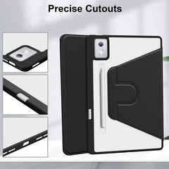 For Lenovo Xiaoxin Pad Pro 12 7 2025 Case TB375FC Acrylic Rotating Stand Tablet Funda For Lenovo Tab P12 12.7 inch TB371FC 2023