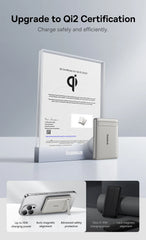 Baseus Qi2 Magnetic Power Bank With Kickstand PD 20W 5000mAh Portable Wireless Fast Charging PowerBank For iPhone Samsung Xiaomi