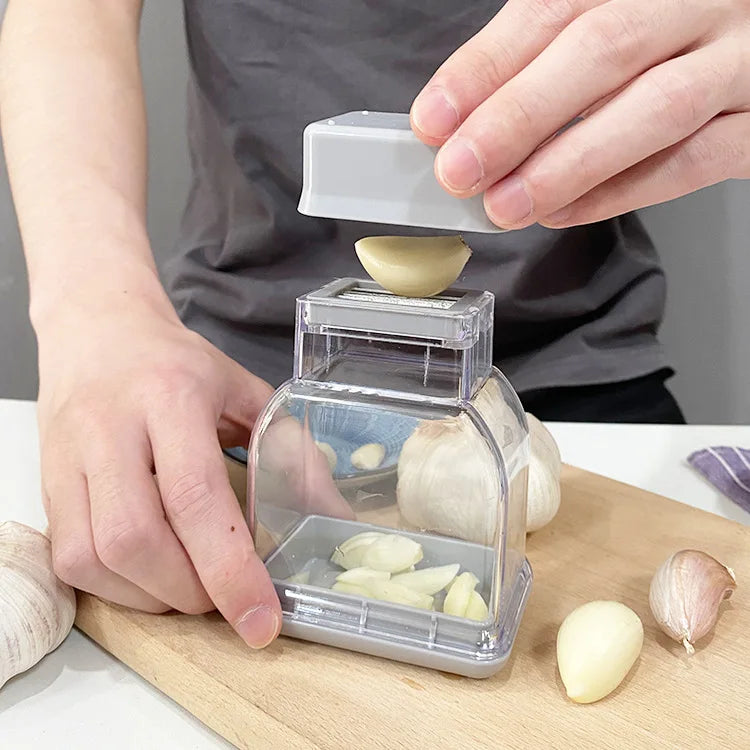 Manual Garlic Press Grinder Tool | Easy Kitchen Mincer