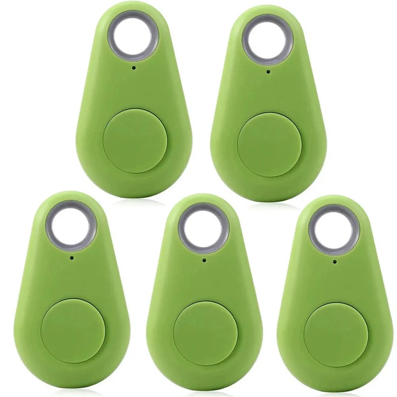 1-5pcs Mini GPS Tracker Bluetooth Tracker AntiLost Device Round Pet Kid Bag Wallet Tracking Smart Finder Locator for IOS Android