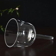 Handheld Singing Bowl Meditation Crystal Sound Bowl Sound Healing Percussion Instruments Transparent Singing Bowls with Bag