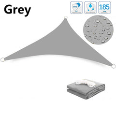 Multi-size Triangle Sun Shade Sail Waterproof Outdoor Garden Patio Party Sunscreen Awing Sun Canopy For Beach Camping Pool