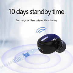X9 Wireless Bluetooth 5.0 Earphones Headphones With Mic in-Ear Sports Waterproof TWS Earbuds Bluetooth Handsfree Single Headset