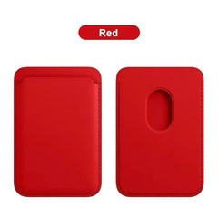 Leather Wallet Case Magnetic Card Holder Macsafe Phone Stand for Magsafe iPhone 15 14 13 Pro Max Safe Support Telephone Bracket