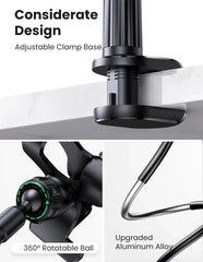 90cm Phone Holder Stand Lazy Bracket Headrest Bed 360 Flexible Long Arms Clamp Mount For iPhone Samsung and 3.5~6.7" Device