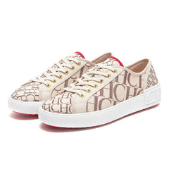 C-H Women's Casual Shoes  Autumn New Comfortable Canvas Shoes Skeleton Correction Woman Walking Flat Shoes