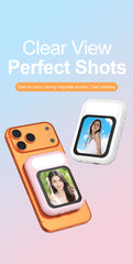 NEWEST Magnetic Selfie Monitor Screen with Fill Light Phone Back Mirroring Rear Camera For Live Stream Vlogging Video Recording