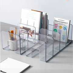 Transparent Acrylic Book Stand – Desktop Book Holder