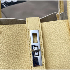 Fashion Leather Tote Bag – Versatile Casual Commuter Bag