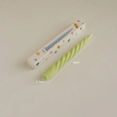 Ins Style Thin Spiral Long Rod Candle Scented Candle Aromatherapy Soy Wax Candles Wedding Birthday Candle Party Home Decoration