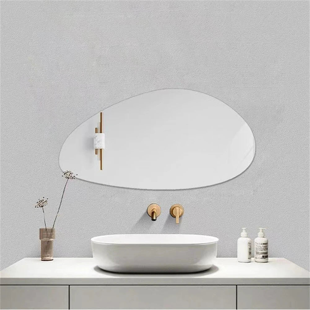 Irregular Wall Mirror Multiple Sizes Glass Decorative Make Up Mirrors For Dressing Table Bathroom Bedroom Living Room Mirror