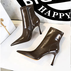 Women’s wear Pointed Toe Ankle Boots – Sexy High Heel Boots