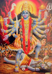 Religion Elephant God India Hinduism Ganesha Painting Canvas Durga Golden Zari Art Poster Prints Living Room Home Decor Pictures