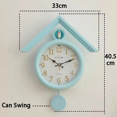 Luminous Wall Clock Luxury Cuckoo Clocks Led Watch Retro Table Clock Bedroom Silent Living Room Decoration Elegant Room Ornament