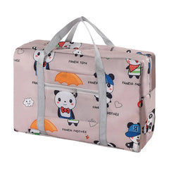 Carry-on Luggage Bag Foldable Travel Duffel Bag Tote Large Capacity Waterproof Portable Storage Bag with Zipper