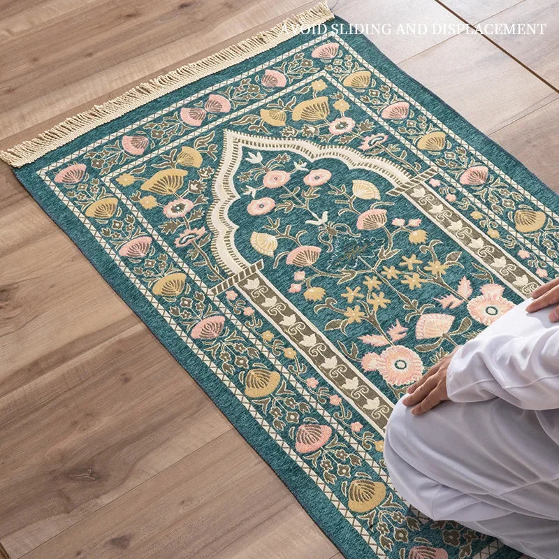 Worship Carpet Kneeling Mat Worship Carpet Hui Worship Felt Prayer Mat  Arabic Machine Washable Ramadan