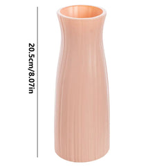 Plastic Vases Concise Imitation Ceramic Flowers Pots Wedding Home Garden Table DIY Gifts Bonsai Festival Party Courtyard Decor