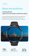 2026 New Smartwatch Women AMOLED HD Screen Always On Display Bluetooth Call IP68 Waterproof GPS Smart Men Watch For Android ios