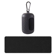 Portable Circular Silicone Wrapped Cold Cooling Towel
