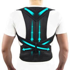 Adjustable Back Brace Posture Corrector – Shoulder Support