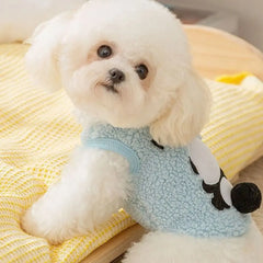 Creative Cat Sweater Cartoon Soft Pet Clothes Warm Fleece Windproof Dog Jacket for Puppy Cats