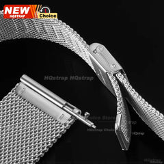 Quick Release Milanese Strap 18mm 20mm 22mm 12mm 14mm 16mm 17mm 19mm 21mm 24mm Universal Bracelet 0.6mesh Stainless Steel