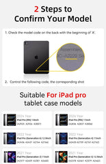 For iPad Backlight Keyboard Case For iPad 10.2 9 8 7th Gen iPad 10th Air 3 10.5 Pro Air 4th 5th 10.9 Pro 11 12.9 9.7 5 6th Cover
