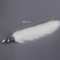 Role-playing Sex Games, Men and Women Sex Toys,1pcs,BDSM Three Size Dog Tail Anal Plug, Animal Tail Butt Plug