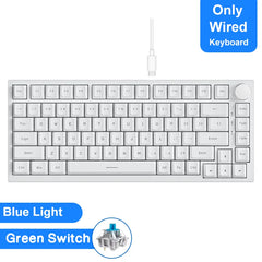 Ajazz AK820/AK820Pro Wireless/Bluetooth Mechanical Keyboard with Knob