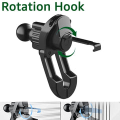 17mm Ball Head Car Air Vent Clip for Car Phone Holder Mount Universal Car Air Outlet Hook Clamp for Mobile Phone GPS Brackets