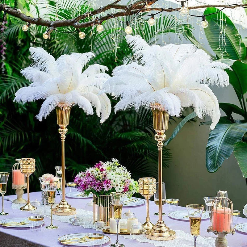 Wedding Centerpiece Vase, Floor Vase -Multi-Purpose Metal Vase for Christmas and Halloween Decorations, Party Events