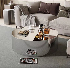Metal Industrial Coffee Table Aesthetic Unique Minimalist Designer Side Table Modern Luxury Mesa Auxiliar Postmodern Living Room Furniture