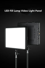 8/12 Inch LED Photography Video Panel Light Photo Studio Lighting Kit For Shoot Live Streaming Youbube With Tripod Stand