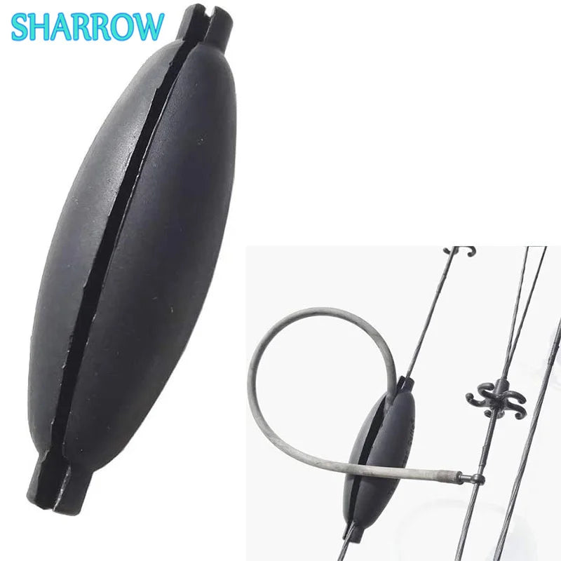 1pc Archery Peep Protect Umbrella Silica Black Red Peep Guard Protection for Outdoor Sport Hunting Training Shooting Accessories