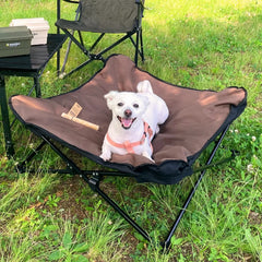 Pet Shop Detachable And Washable Pet Bed, Dog Iron Frame Bed, All-Season Camping Portable Folding Dog Kennel