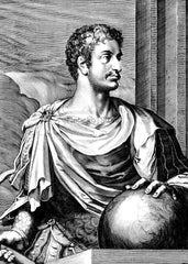 Roman Emperor Poster Historical Wood Engraving Prints Augustus Caligula Caesar Canvas Painting Wall Art Pictures Home Room Decor