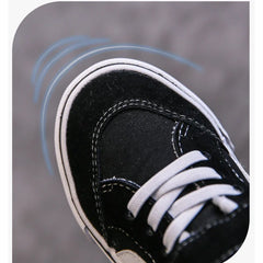 Children's Canvas Shoes Boys Board Shoes New Net Red Low Gang Middle and Large Children Baby Girls Board Shoes Parent-Child Shoe