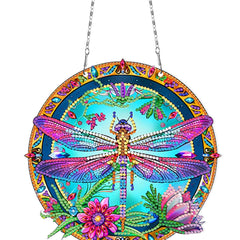 3-Piece 2D DIY Diamond Painting Pendant Set – Home & Window Decor