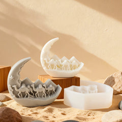 Ramadan 3D Desert Camel silicone Mold Scented Candle Resin Soap Crafts Furniture Decorations