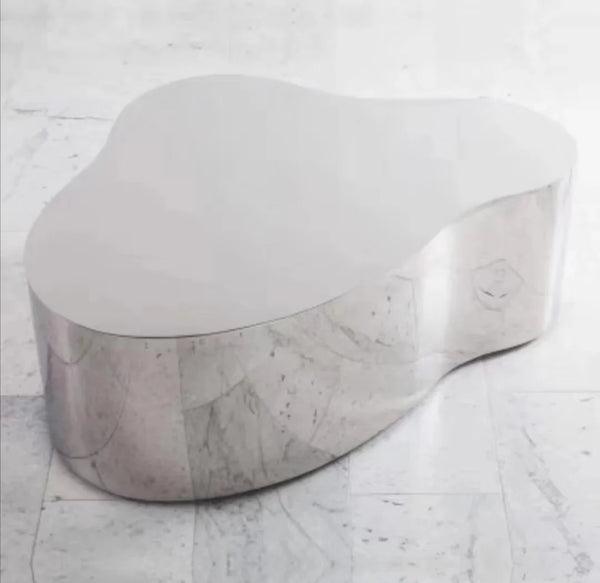 Metal Industrial Coffee Table Aesthetic Unique Minimalist Designer Side Table Modern Luxury Mesa Auxiliar Postmodern Living Room Furniture