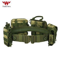 YAKEDA  Training belt outdoor patrol eight piece set, detachable and adjustable training belt