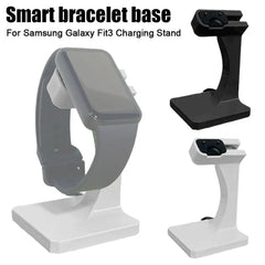 Smart Watch Charger Dock Base Holder for Samsung Galaxy Fit3 USB Charging Stand With Integrated Cable Management Slot