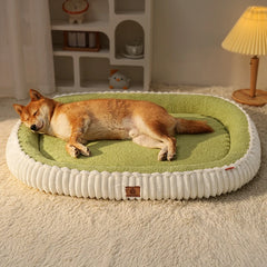 Winter Orthopedic Dog Bed for Dogs Breeds,Egg Crate Foam Dog Sofa Beds,Pet Couch Bed with Four Sided Bolster,Non-Slip Bottom Pet Shop
