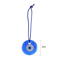 Blue Evil Eye Owl Lucky Charm Car Key Chain Protection Tassel Hanger Crystals Car Key Chain Fashion Jewelry Gift Car Accessories